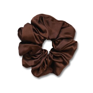 Jedwabna gumka Flossy maxi - czekoladowy