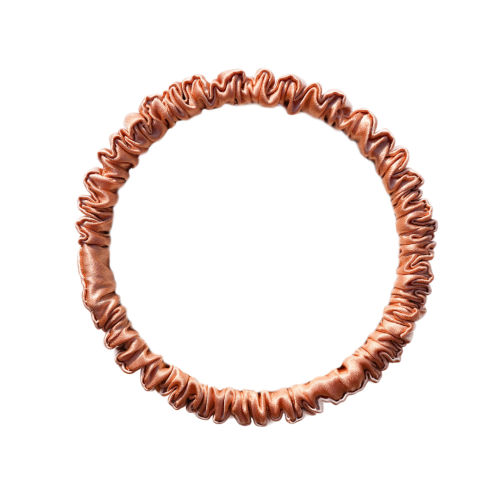 Jedwabna gumka do włosów scrunchie mini