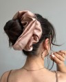 Jedwabna gumka scrunchie oversized giove