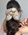 Jedwabna gumka scrunchie oversized giove