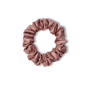 Jedwabna gumka Flossy mini - cameo brown