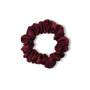 Jedwabna gumka Flossy mini - burgund
