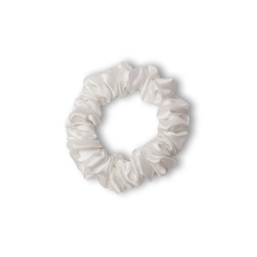 Jedwabna gumka mini Flossy ivory