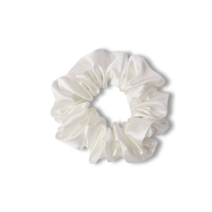Jedwabna gumka Flossy midi - ivory