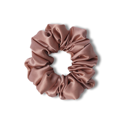 Jedwabna gumka midi Flossy cameo brown