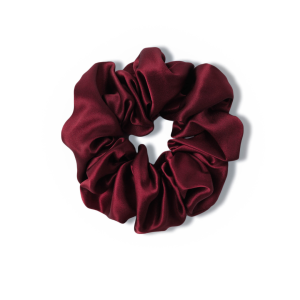 Jedwabna gumka Flossy maxi - burgund