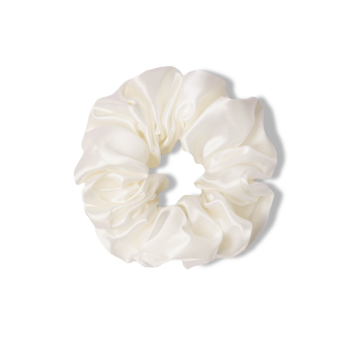 Jedwabna gumka maxi Flossy ivory